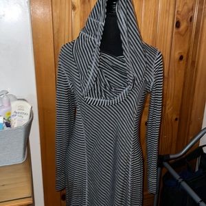 Dakini striped long sleeve dress